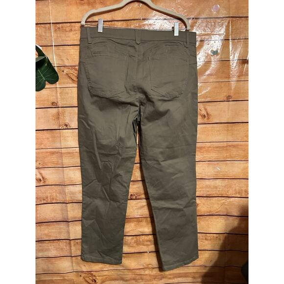 Democracy Womens Size 16 “Ab" Solutions Vintage Skinny Olive Green - Picture 4 of 4